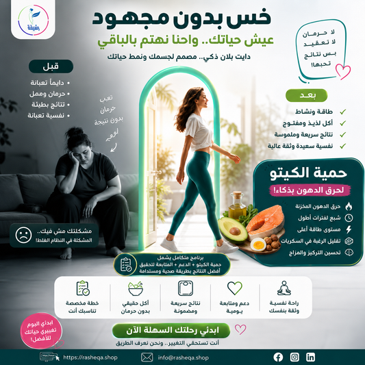 حمية الكيتو تكفي 6 اشهر